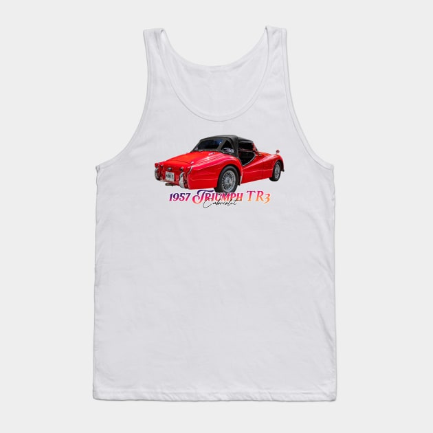 1957 Triumph TR3 Cabriolet Tank Top by Gestalt Imagery